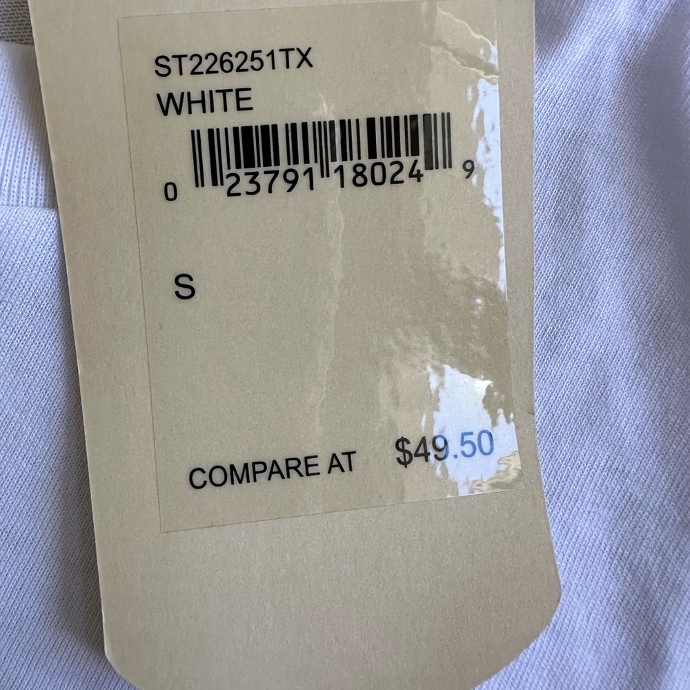 Tommy Bahama White Tee with Palm Paradise Graphic - Picture 3 of 5